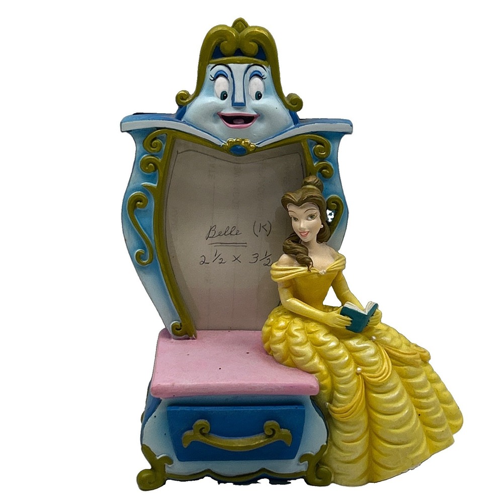 Disney Store - Beauty and the Beast Belle Wardrobe Porcelain Photo Frame Drawer